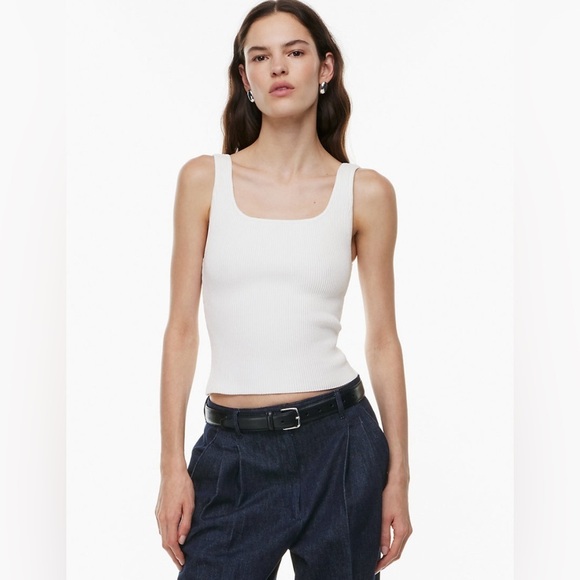 Aritzia Tops - Aritzia Babaton Sculpt Knit Squareneck Tank